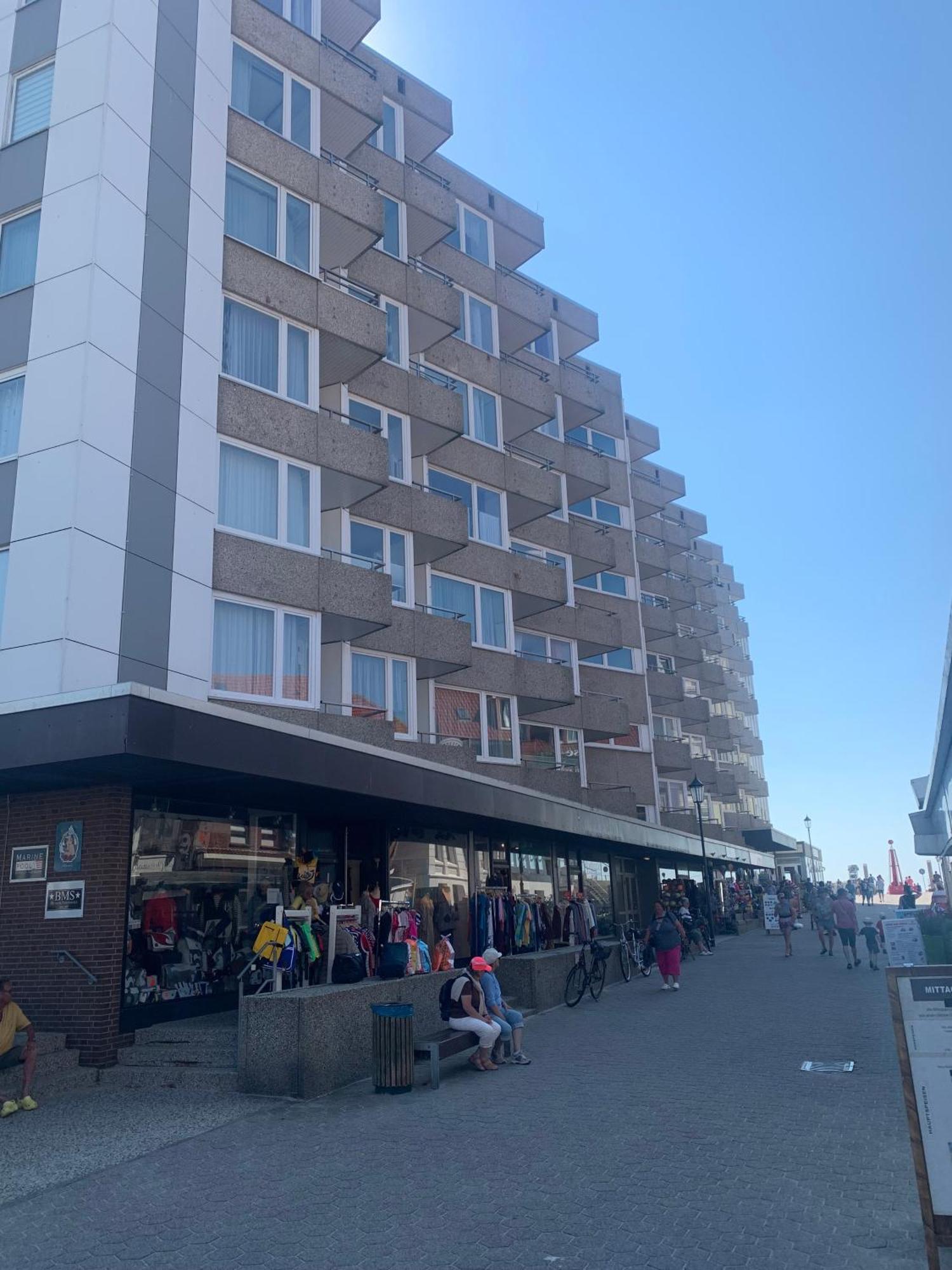 Strandblick Im Haus Seeblick Bismarckstrasse Borkum Exterior foto